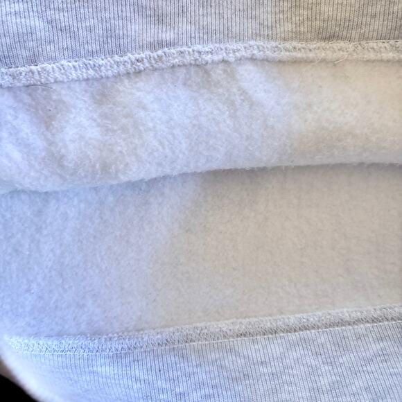 Champion Reverse Weave Heather Gray Spellout Hoodie Small - Picture 8 of 10